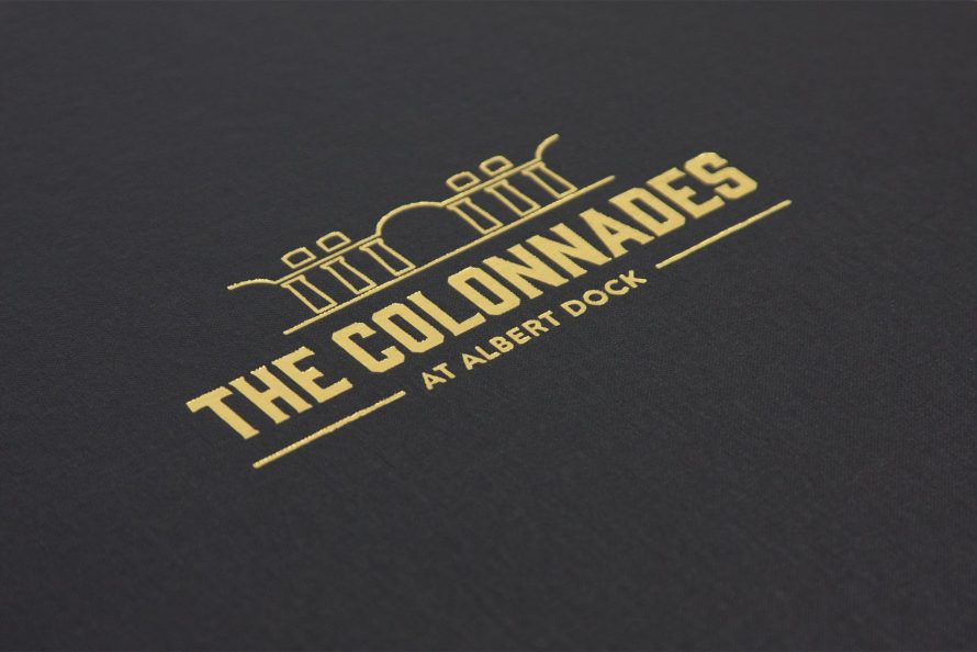 The Colonnades book foil block