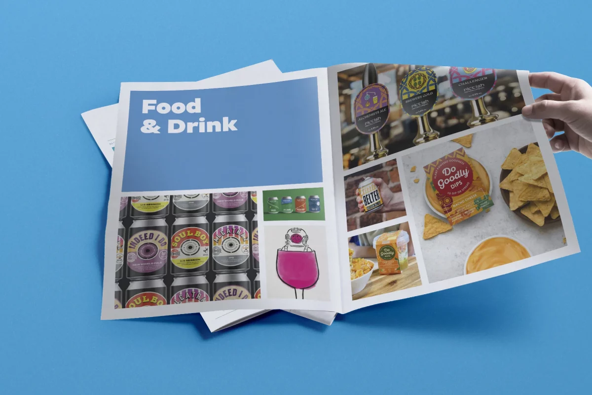 Cultivate newspaper edition 9 food and drink spread in hand