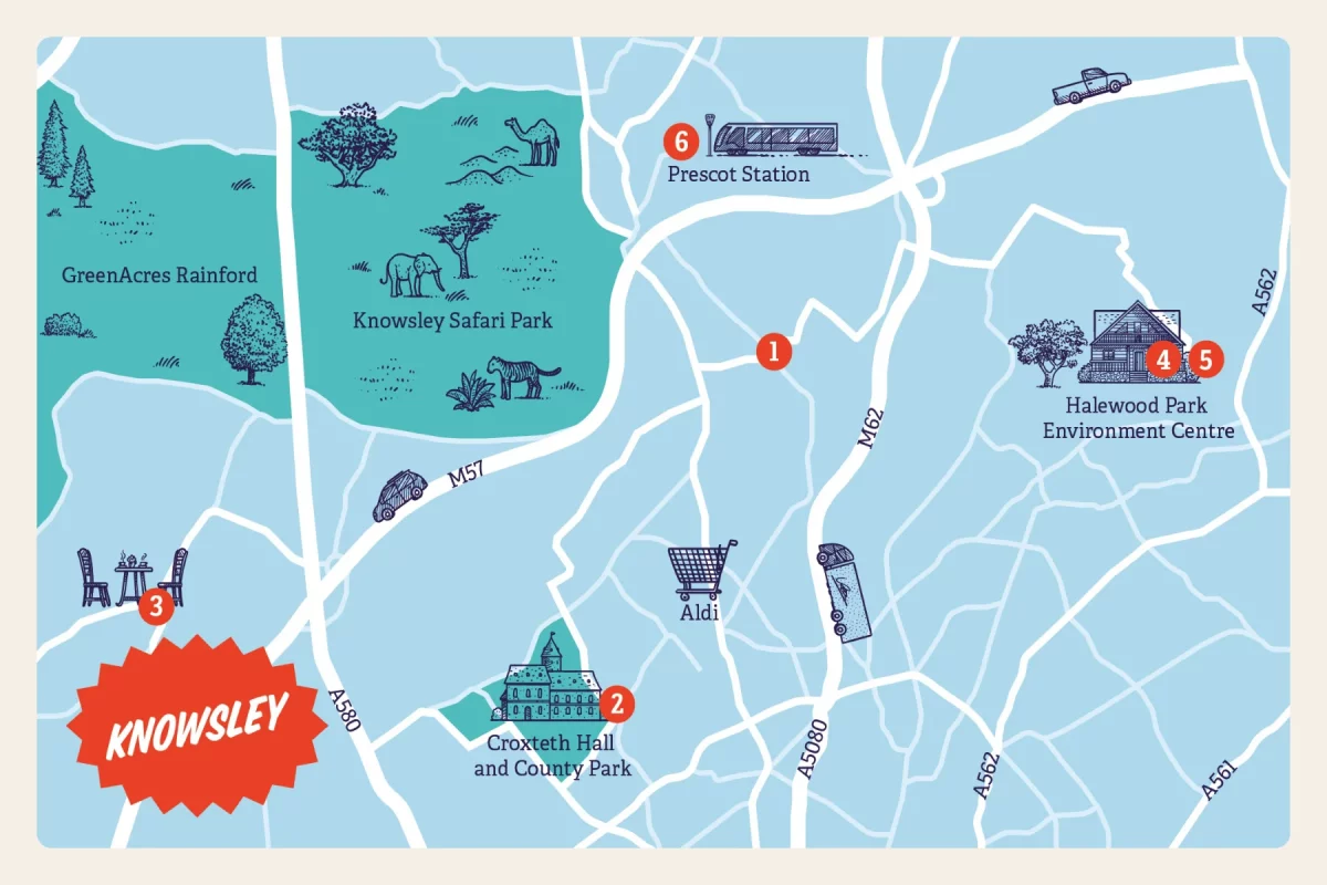 Heart of Glass – St Helens & Knowsley Public Art Maps – Map of Knowsley
