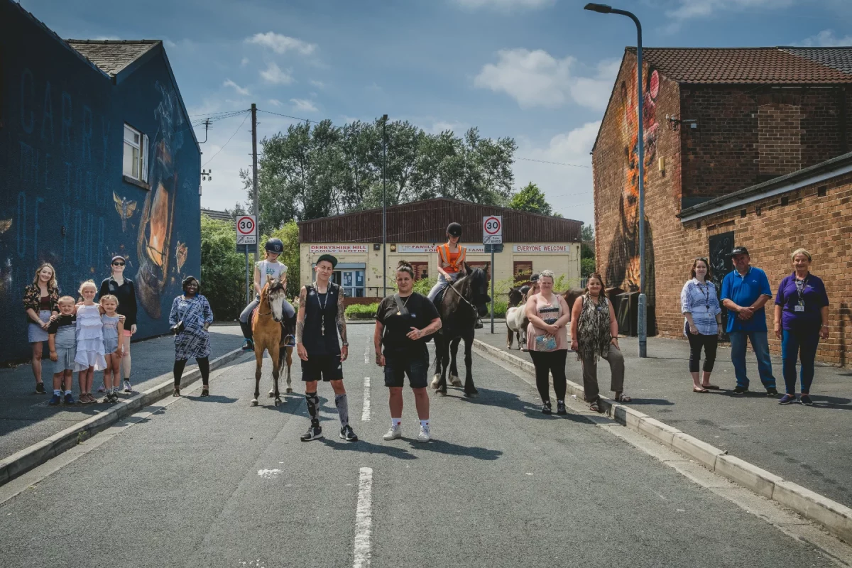 Heart of Glass – St Helens & Knowsley Public Art Maps – Photo of Keep Going, Keep Growing by Nomad Clan in St Helens