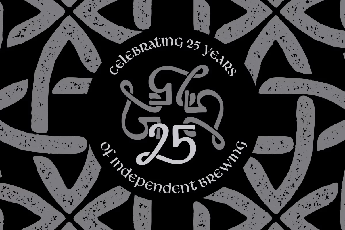 Pictish Brewing – 25 Years Beer Mat Design