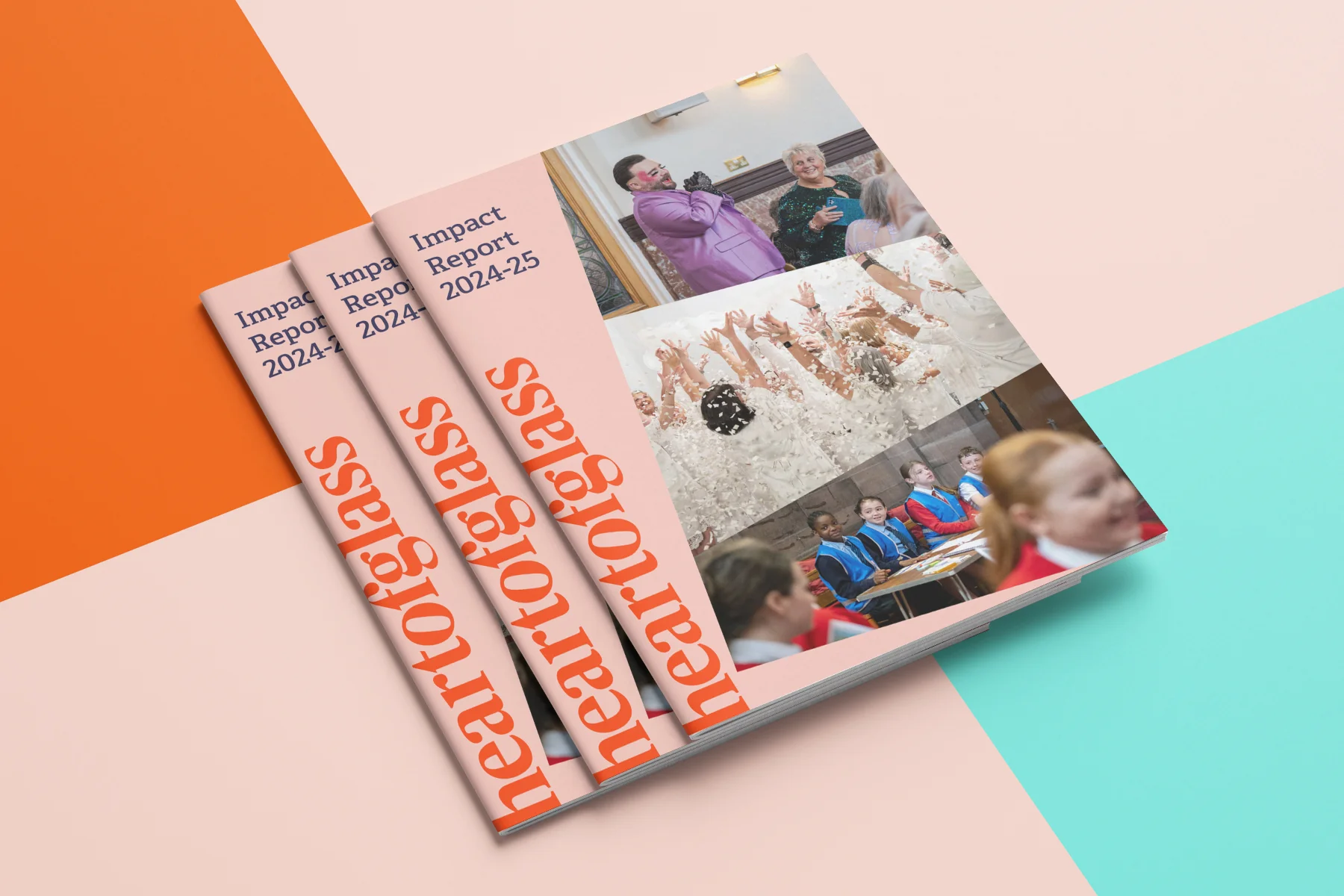 Heart of Glass Impact Report 2025 cover design