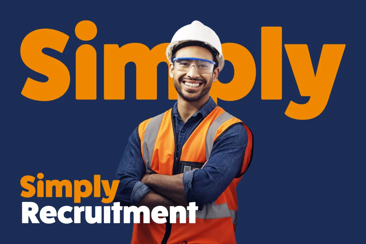 Simply Recruitment branding logo design