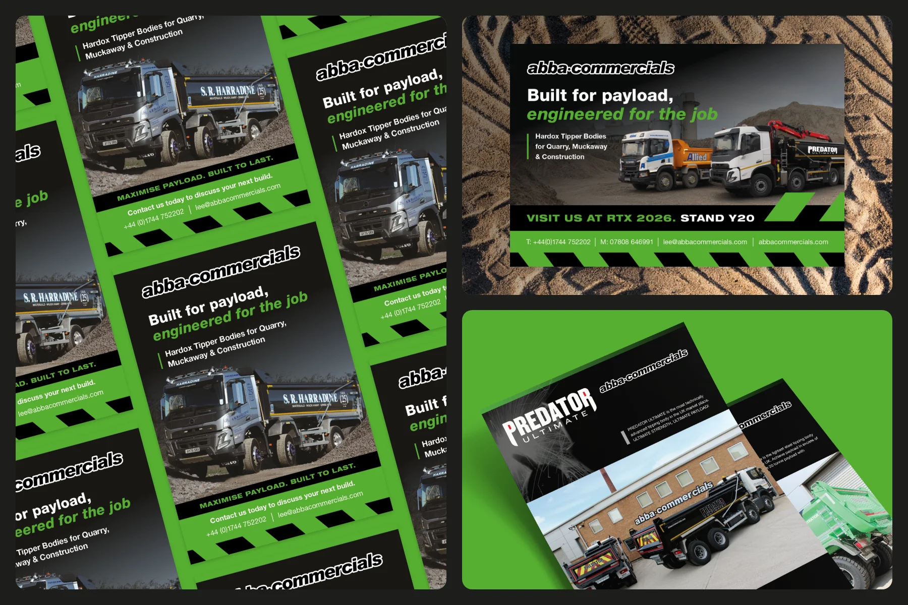 Abba Commercials branding design for Road Transport Expo 2026