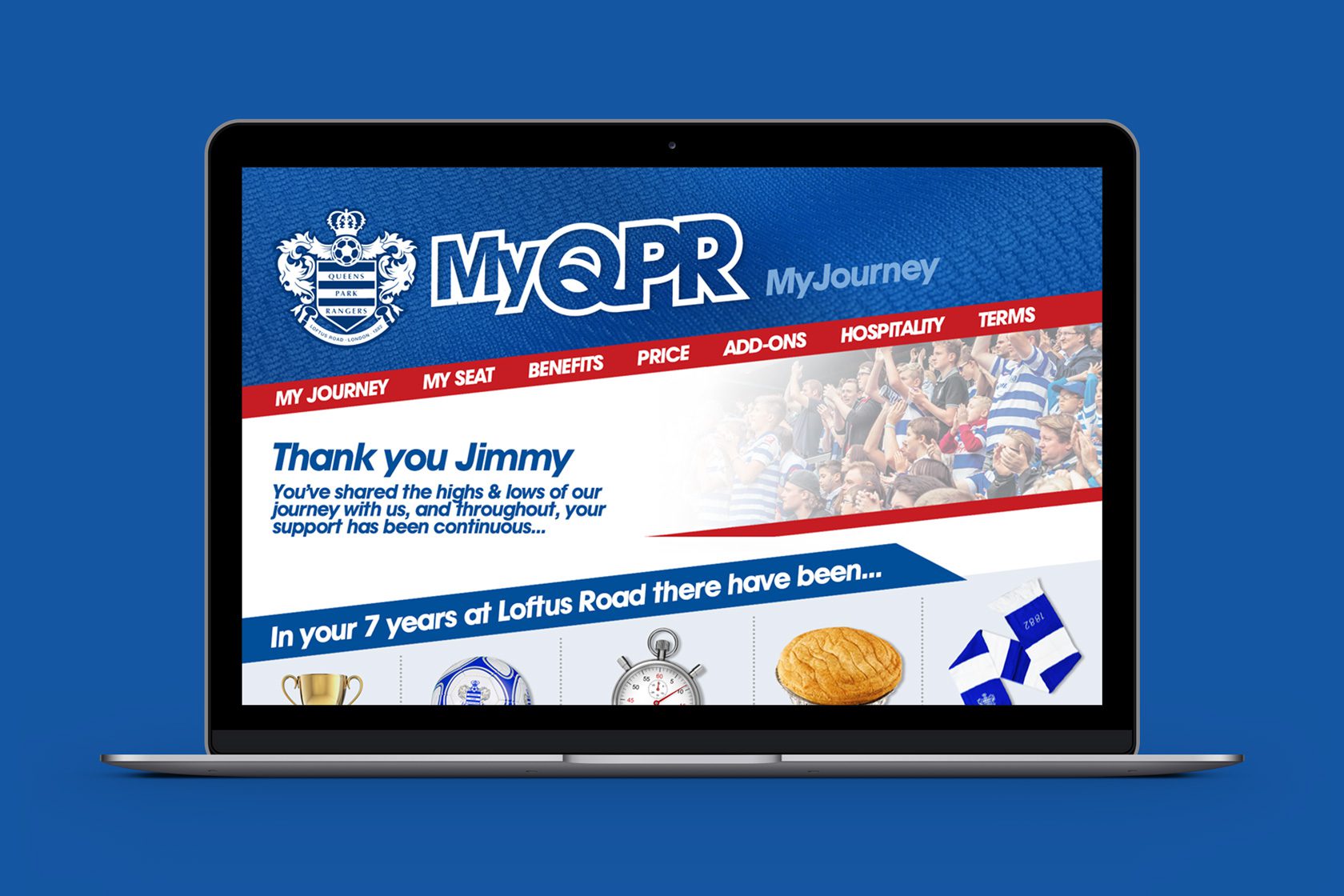 MyQPR PURL homepage