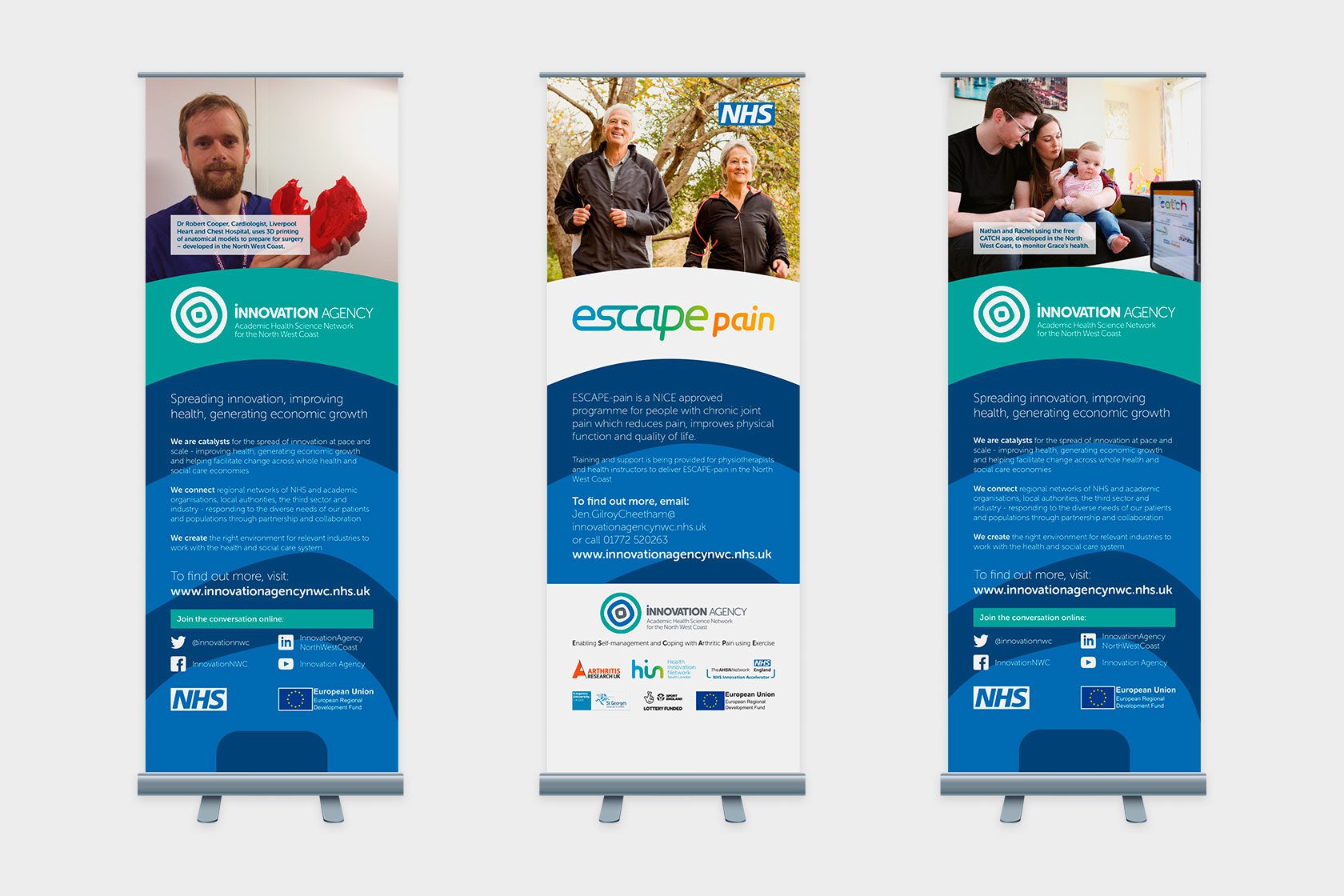Rollup Banners for Innovation Agency